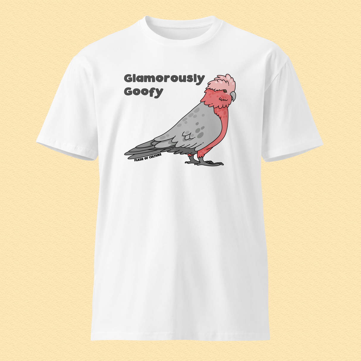 Glamorously Goofy Galah T-Shirt, Australian Wildlife Shirt, Adult Unisex Fit