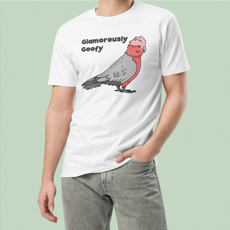 Glamorously Goofy Galah T-Shirt, Australian Wildlife Shirt, Adult Unisex Fit