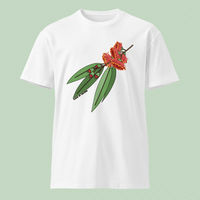 Australian Gumnut Flower & Leaves T-Shirt Adult Unisex