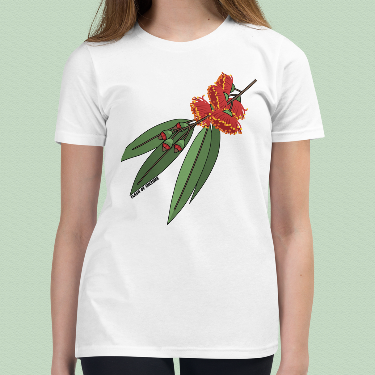 Australian Gumnuts Flower T-Shirt for Kids