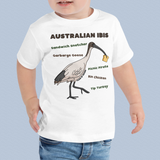 Australian Ibis Bin Chicken T-Shirt for Toddlers