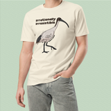 Funny Australian T-Shirt, Irrationally Irresistible Ibis, Adults Unisex, Funny Australian Shirt