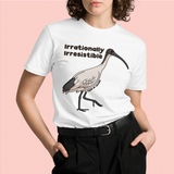 Funny Australian T-Shirt, Irrationally Irresistible Ibis, Adults Unisex, Funny Australian Shirt