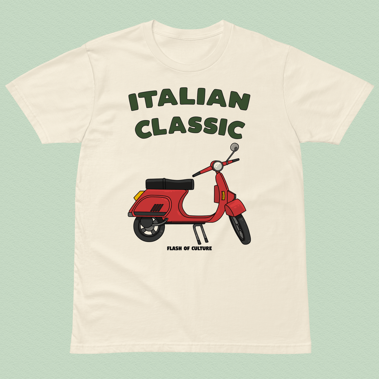 Italian Classic Vespa T-Shirt Adult Unisex