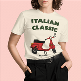 Italian Classic Vespa T-Shirt Adult Unisex