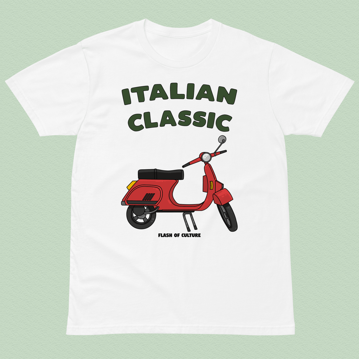 Italian Classic Vespa T-Shirt Adult Unisex