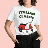 Italian Classic Vespa T-Shirt Adult Unisex