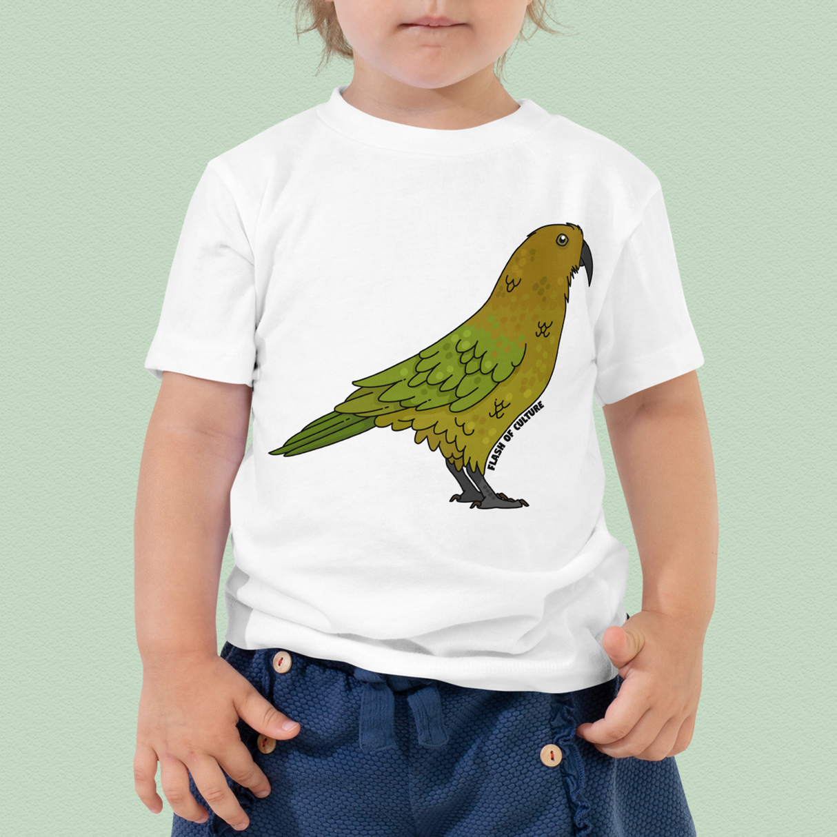 New Zealand Kea Bird Toddler T-Shirt