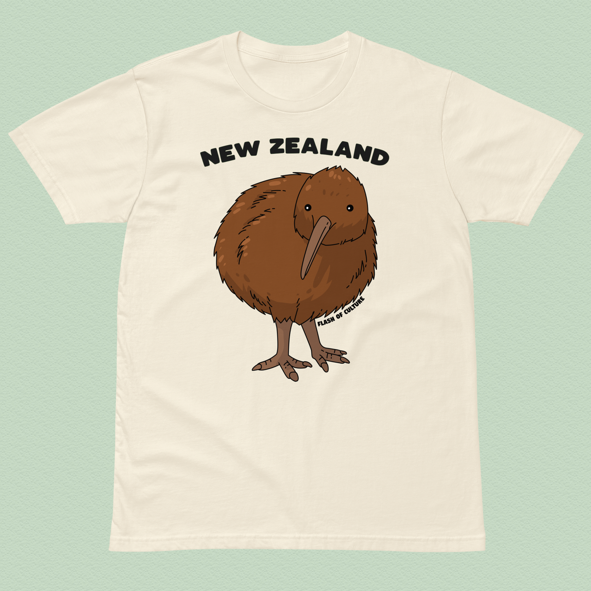 Kiwi New Zealand Adult Premium T-Shirt