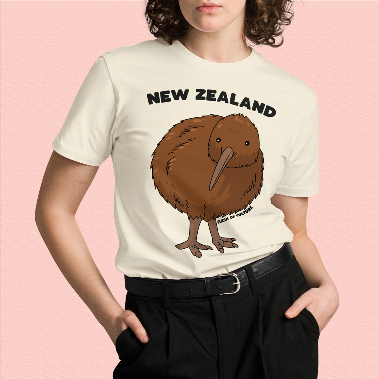 Kiwi New Zealand Adult Premium T-Shirt