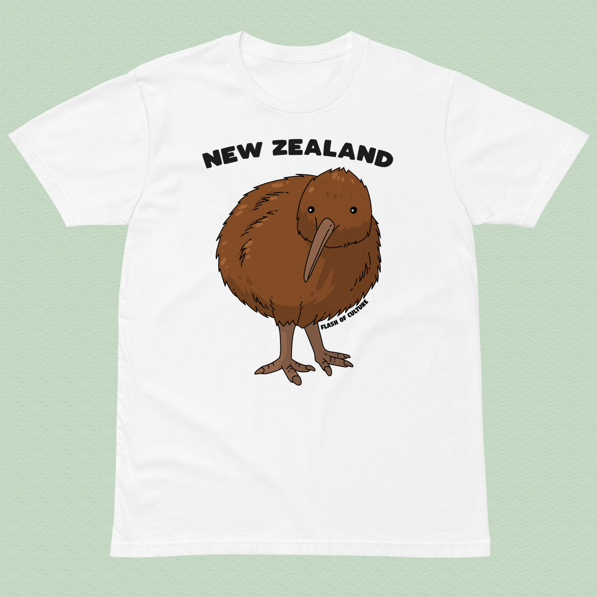 Kiwi New Zealand Adult Premium T-Shirt