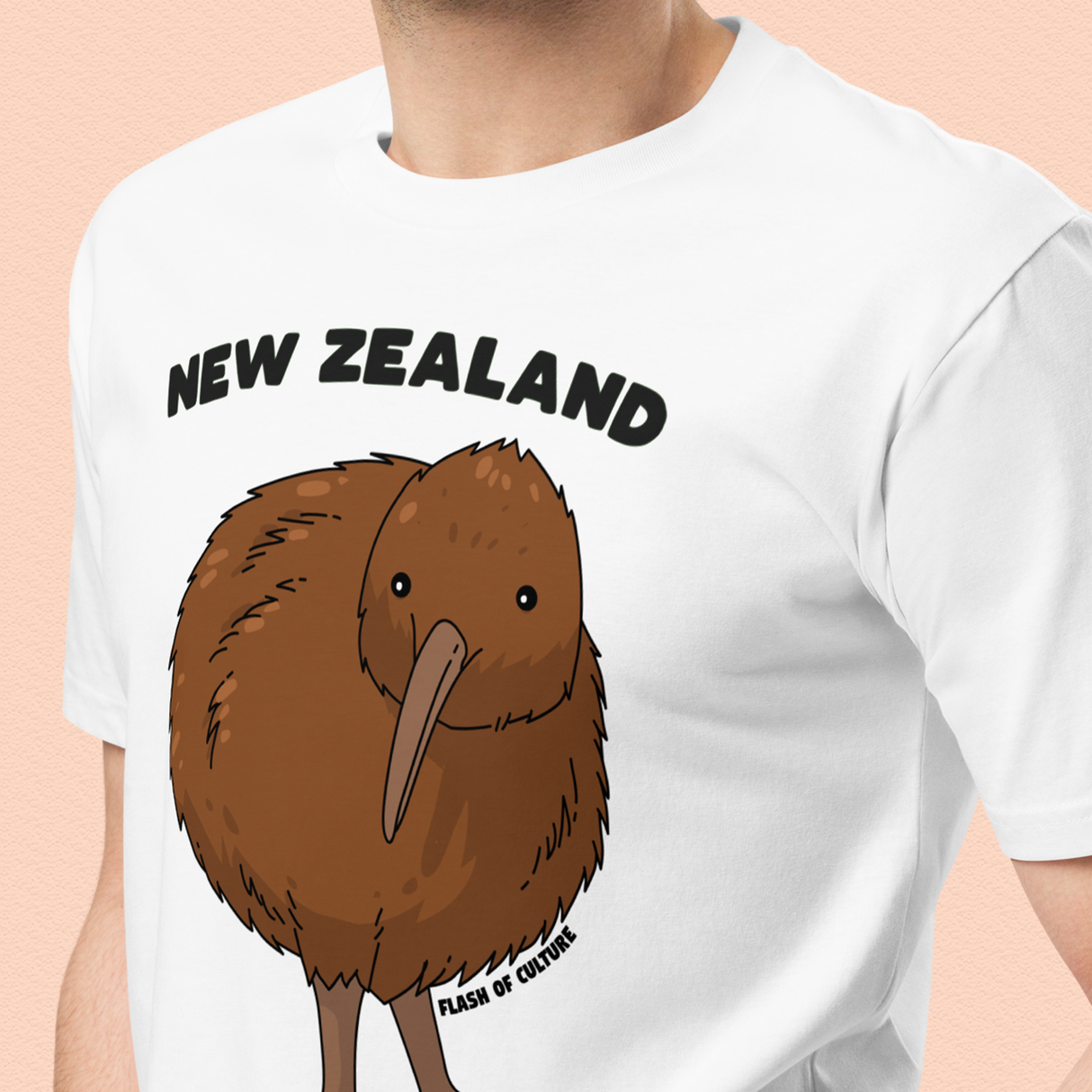 Kiwi New Zealand Adult Premium T-Shirt