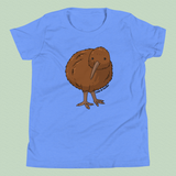 Kids' Kiwi Bird T-Shirt, New Zealand Wildlife Tee, Soft Cotton Kids Shirt