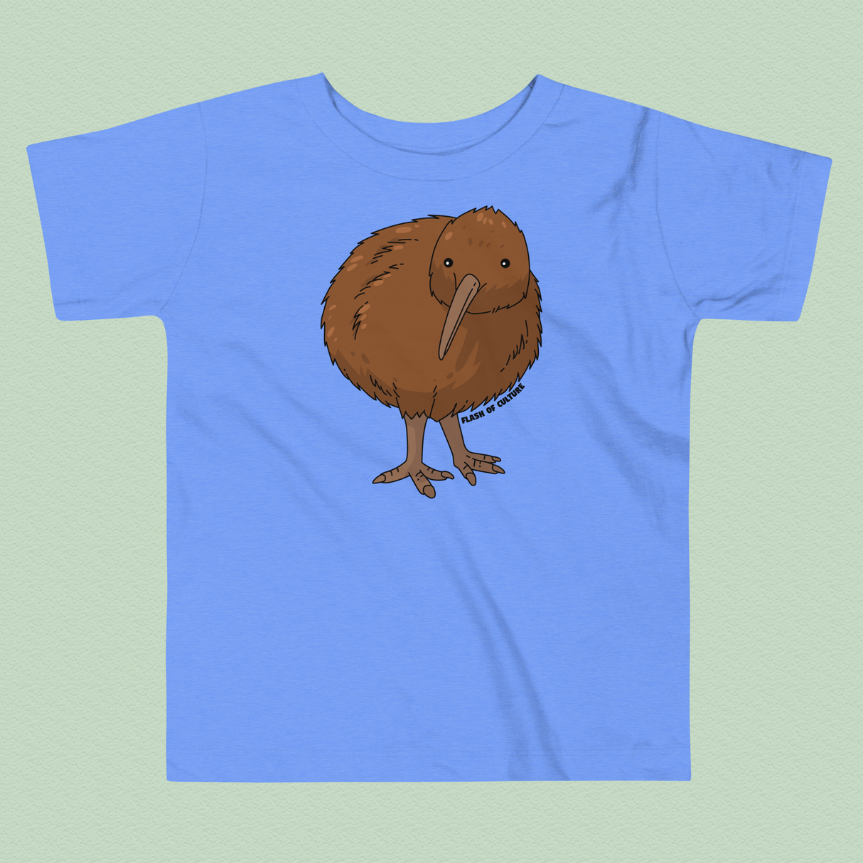 Kiwi Bird Toddler T-Shirt | New Zealand Wildlife Design for Little Adventurers