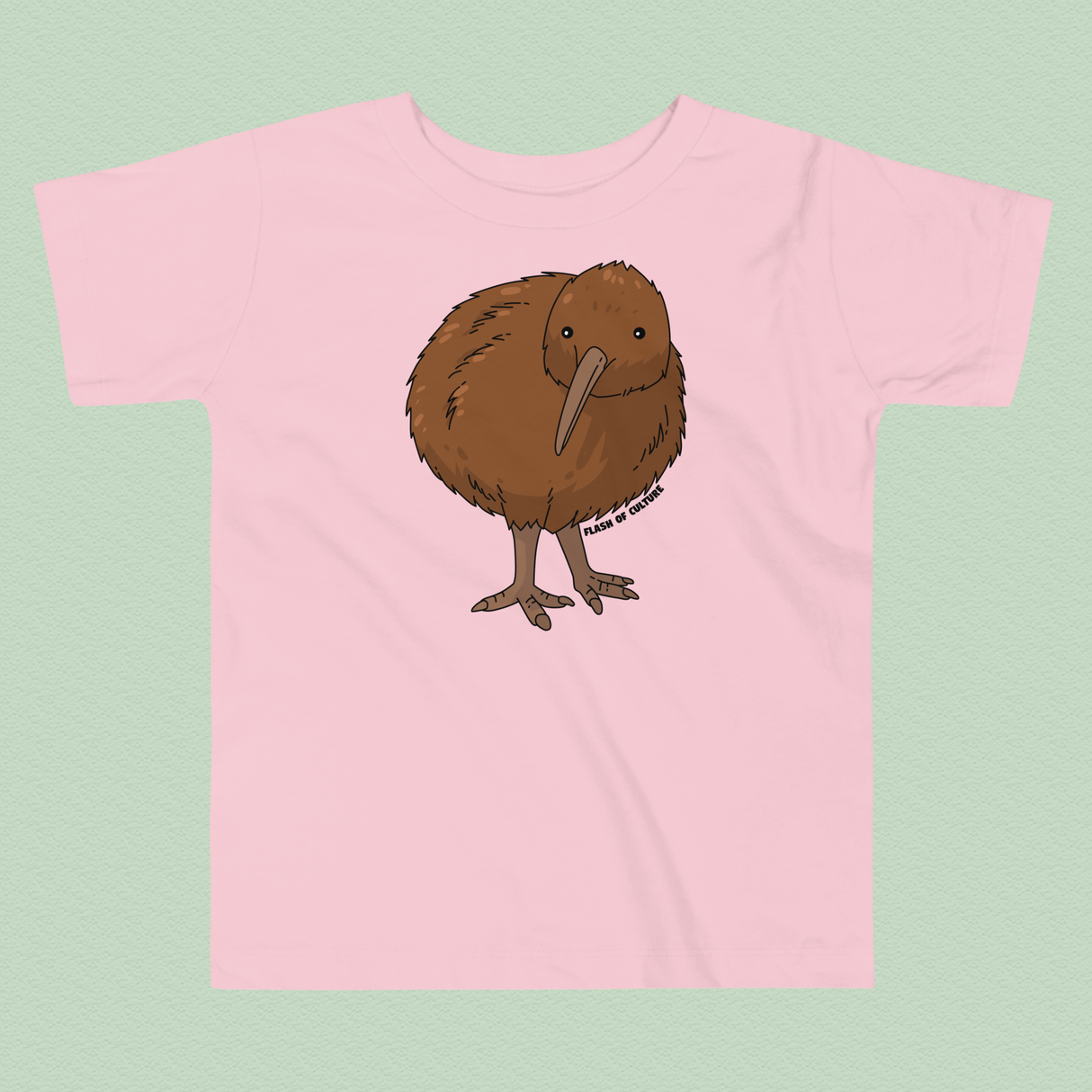 Kiwi Bird Toddler T-Shirt | New Zealand Wildlife Design for Little Adventurers