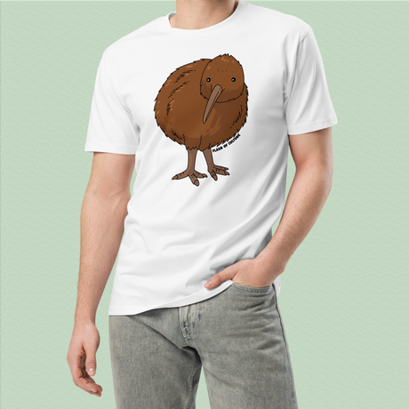 Kiwi T-Shirt Adult, New Zealand Wildlife Design