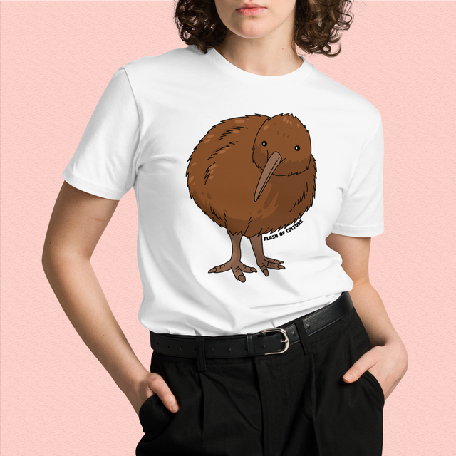 Kiwi T-Shirt Adult, New Zealand Wildlife Design