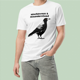 Magpie Adult T-Shirt, Mischievous & Misunderstood