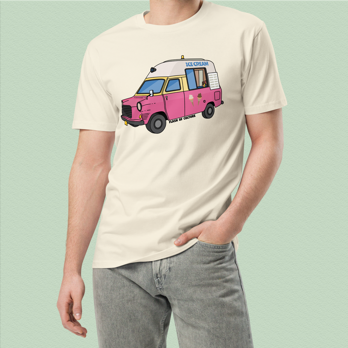 Mr Whippy Ice Cream Van Unisex T-Shirt – Sweet Nostalgia