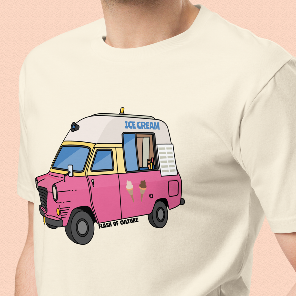 Mr Whippy Ice Cream Van Unisex T-Shirt – Sweet Nostalgia