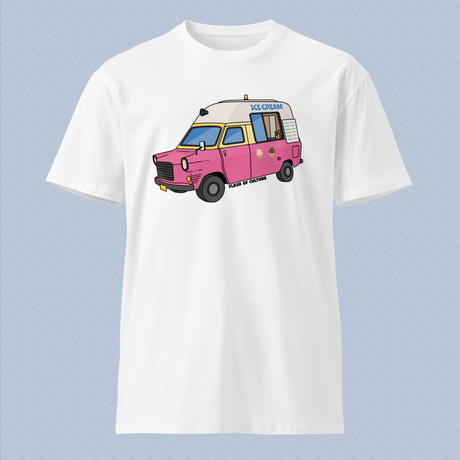 Mr Whippy Ice Cream Van Unisex T-Shirt – Sweet Nostalgia