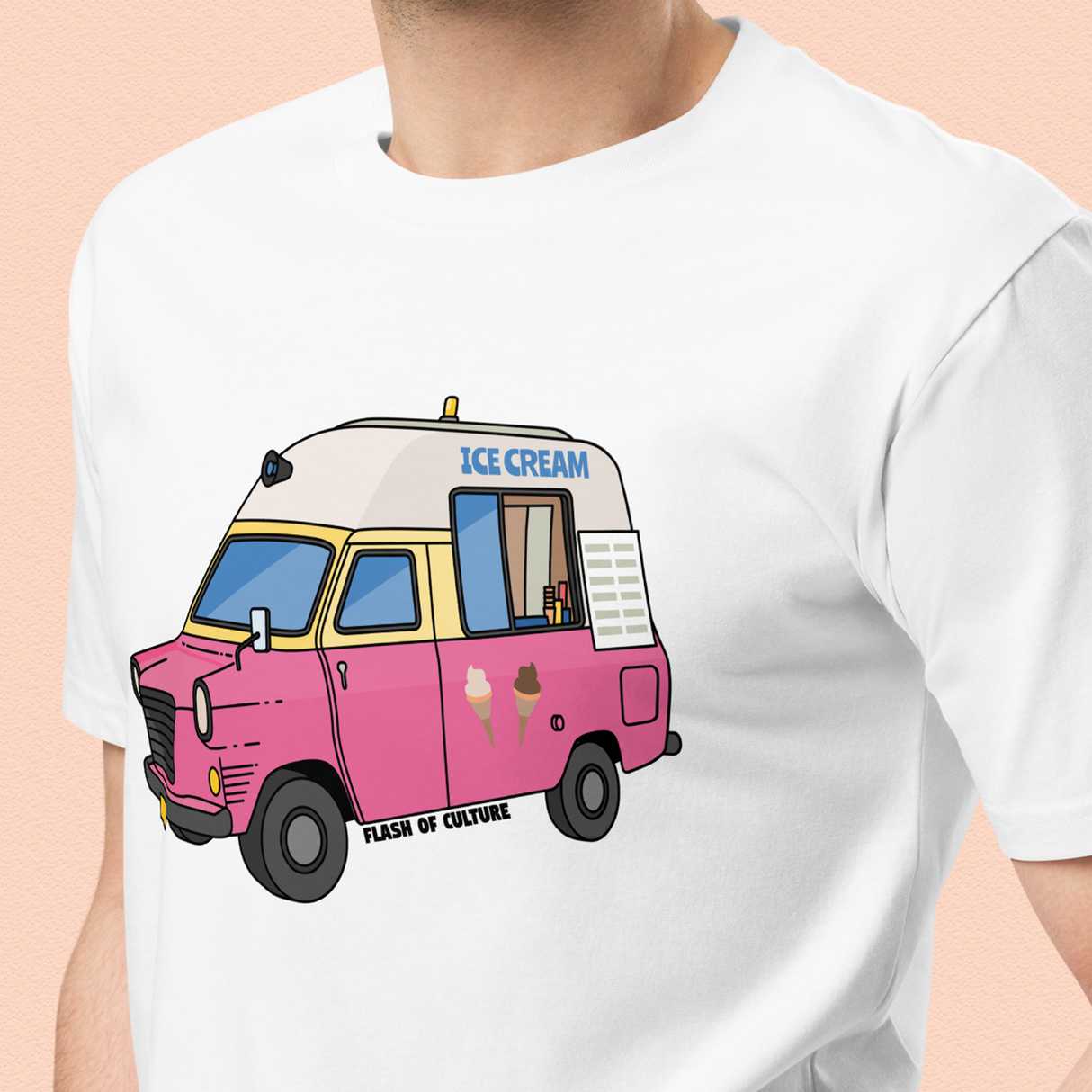 Mr Whippy Ice Cream Van Unisex T-Shirt – Sweet Nostalgia