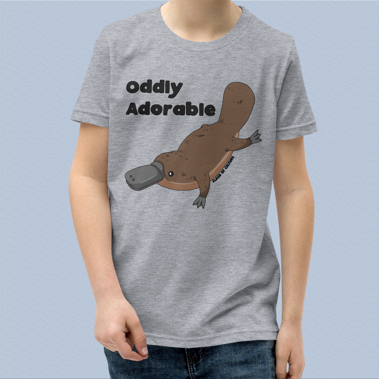 Platypus Kids' T-Shirt, Oddly Adorable Design