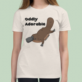 Platypus Kids' T-Shirt, Oddly Adorable Design