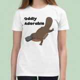 Platypus Kids' T-Shirt, Oddly Adorable Design