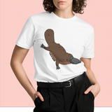 Platypus Design Unisex T-Shirt, Nature-Inspired Wildlife Shirt