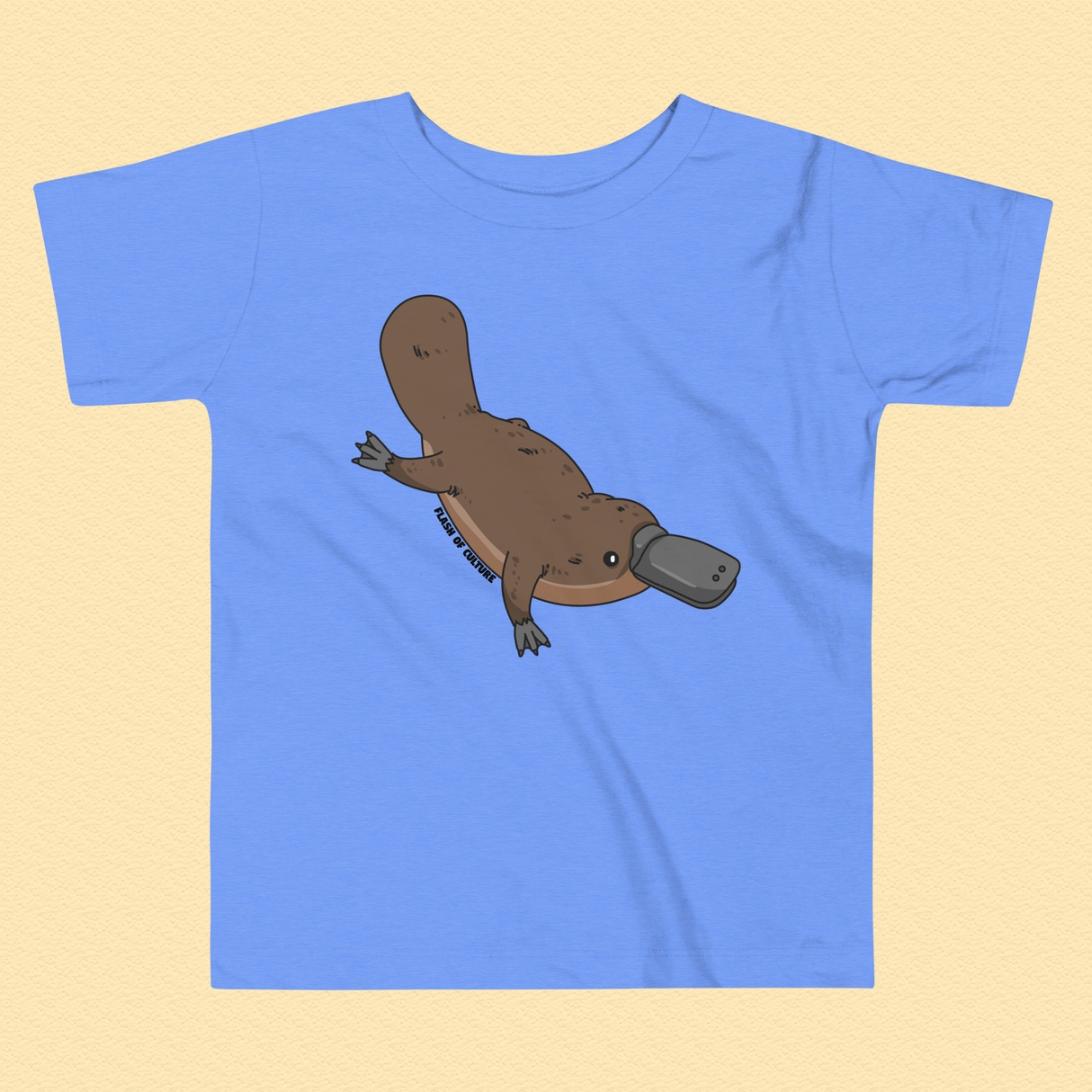 Platypus Kids' T-Shirt, Australian Animal Design, Ages 2–5 Years