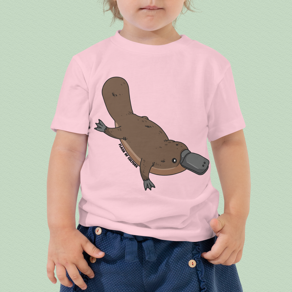 Platypus Kids' T-Shirt, Australian Animal Design, Ages 2–5 Years