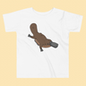 Platypus Kids' T-Shirt, Australian Animal Design, Ages 2–5 Years