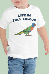 Rainbow Lorikeet T-Shirt Life In Full Colour