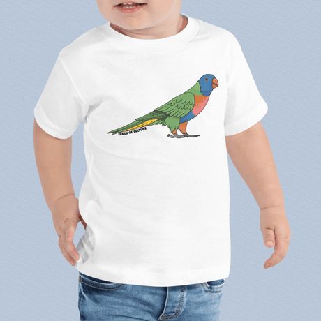 Rainbow Lorikeet T-Shirt Kids Size 2-5 years