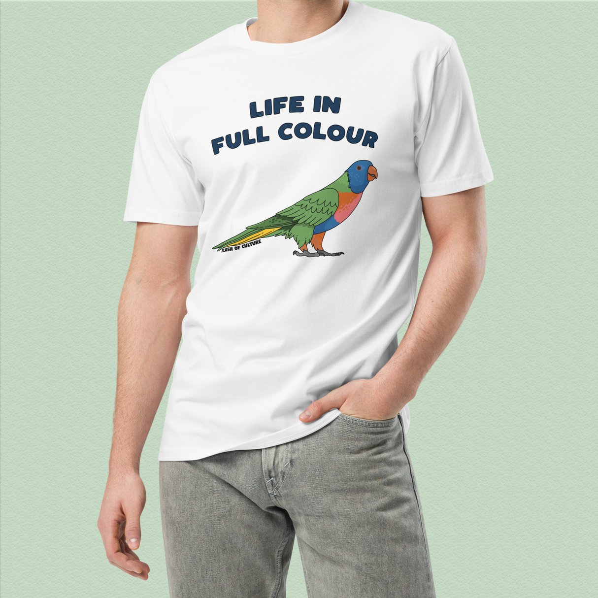 Rainbow Lorikeet T-Shirt Life In Full Colour