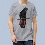 Australian Black Cockatoo Kids T-Shirt