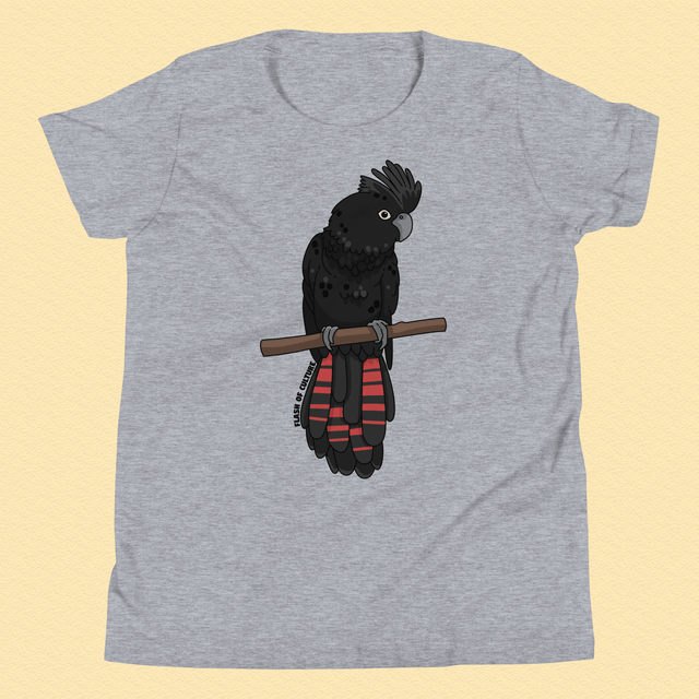 Australian Black Cockatoo Kids T-Shirt