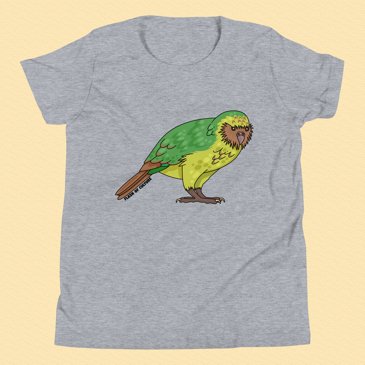 New Zealand Kakapo Kids T-Shirt for Bird Lovers