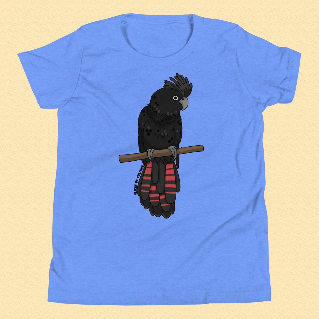 Australian Black Cockatoo Kids T-Shirt