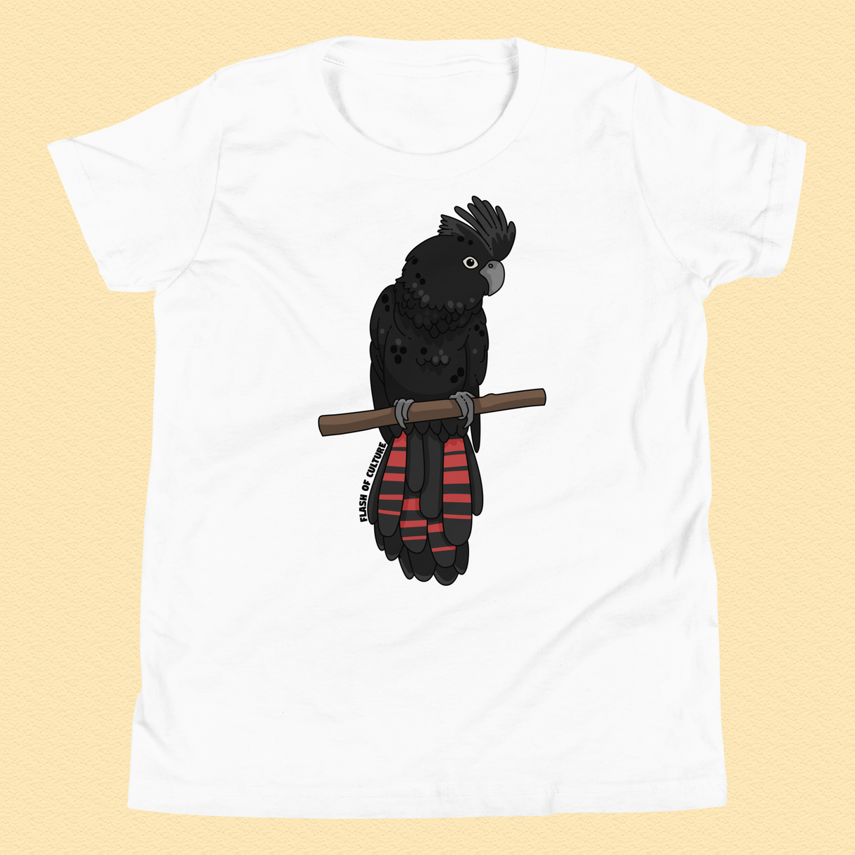 Australian Black Cockatoo Kids T-Shirt