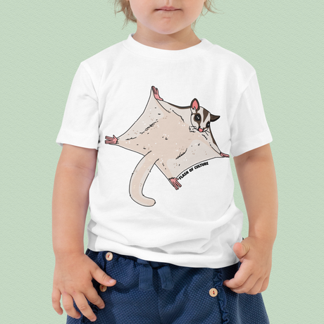 Sugar Glider Kids' T-Shirt, Australian Animal Design, Ages 2–5 Years