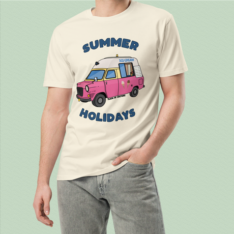 Summer Holidays Mr Whippy Ice Cream Van T-Shirt