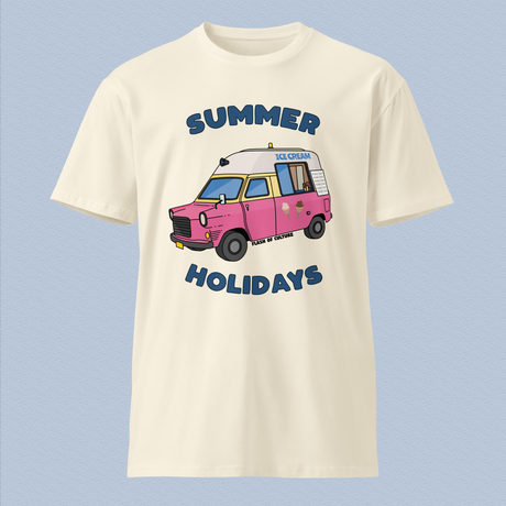 Summer Holidays Mr Whippy Ice Cream Van T-Shirt