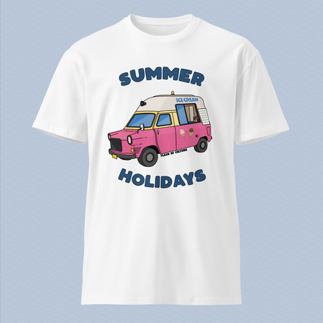 Summer Holidays Mr Whippy Ice Cream Van T-Shirt