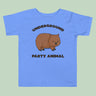 Underground Party Animal Wombat Toddler T-Shirt