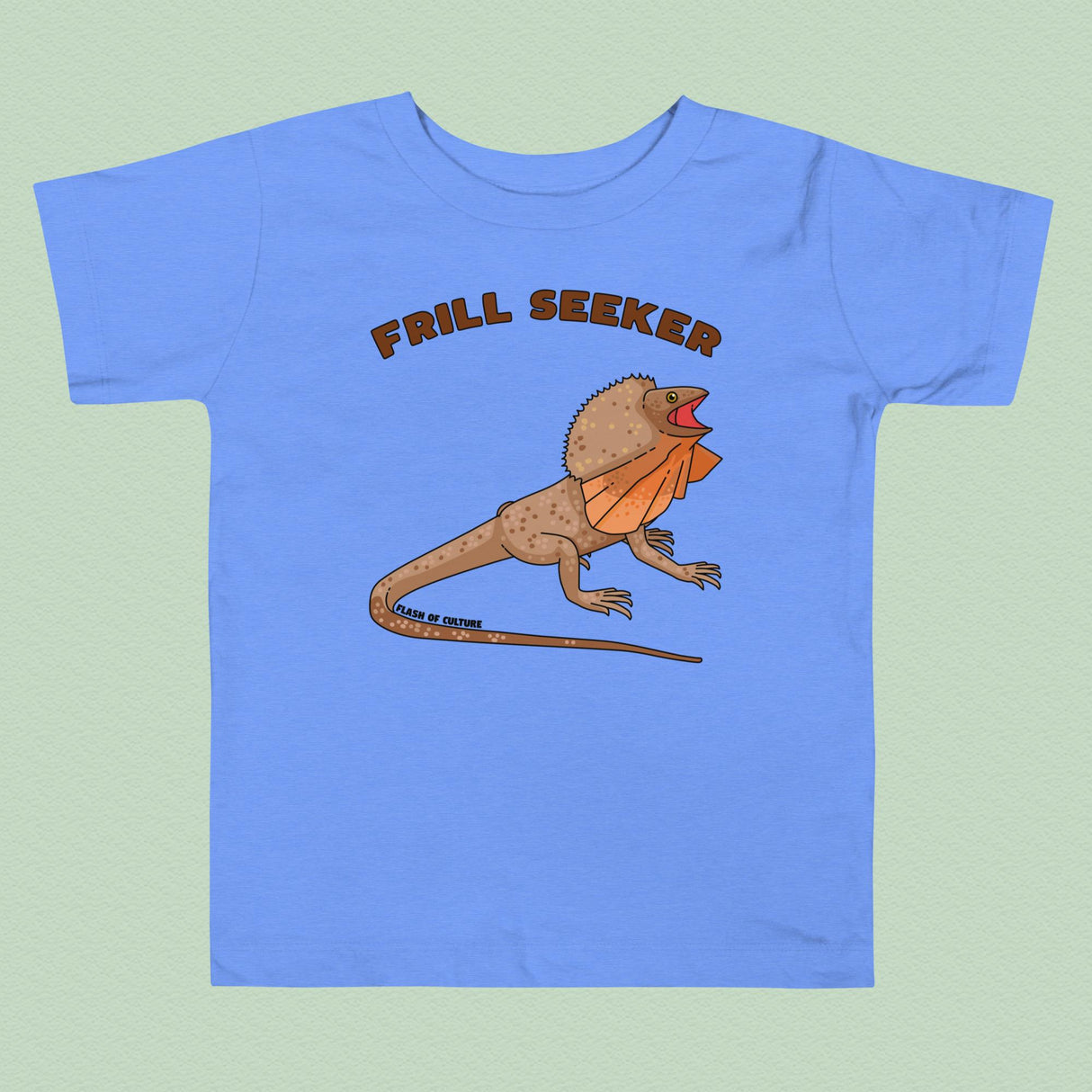 Frill-Seeker Toddler T-Shirt Frill-Necked Lizard Design