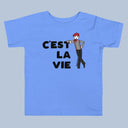 C'est La Vie T-Shirt Kids, French Tshirts Size 2-5 years