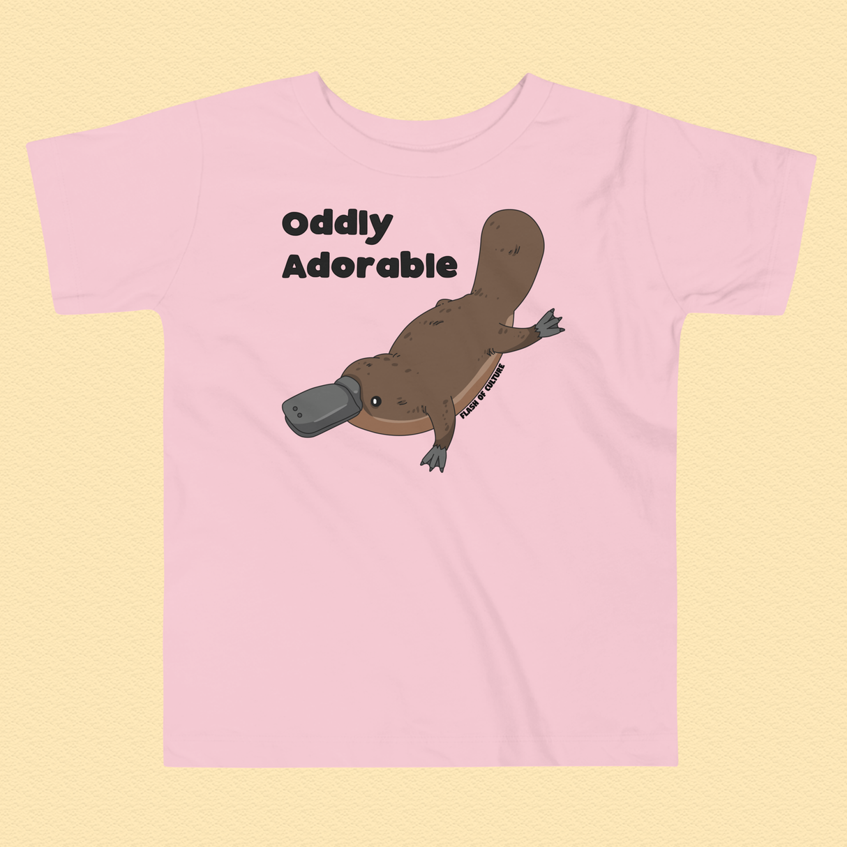 Platypus Toddler T-Shirt, Oddly Adorable Slogan