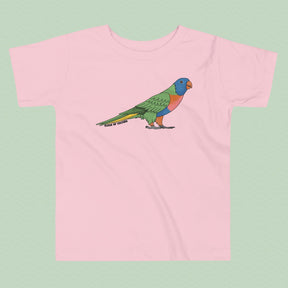Rainbow Lorikeet T-Shirt Kids Size 2-5 years